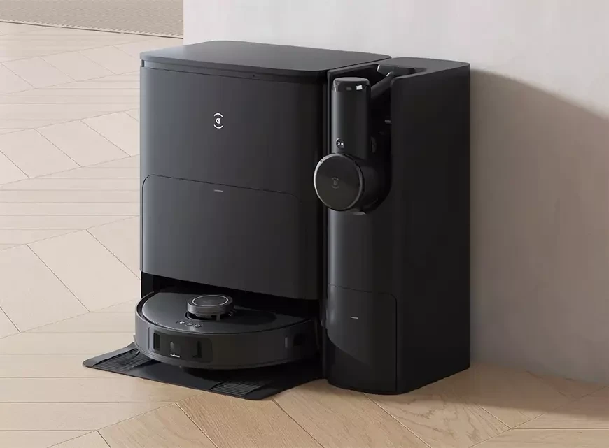 Робот-пылесос с многофункциональной док-станцией + ручной аккумуляторный пылесос ECOVACS DEEBOT T30S COMBO