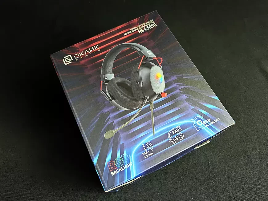 Стереофоническая проводная гарнитура ОКЛИК HS-L305G