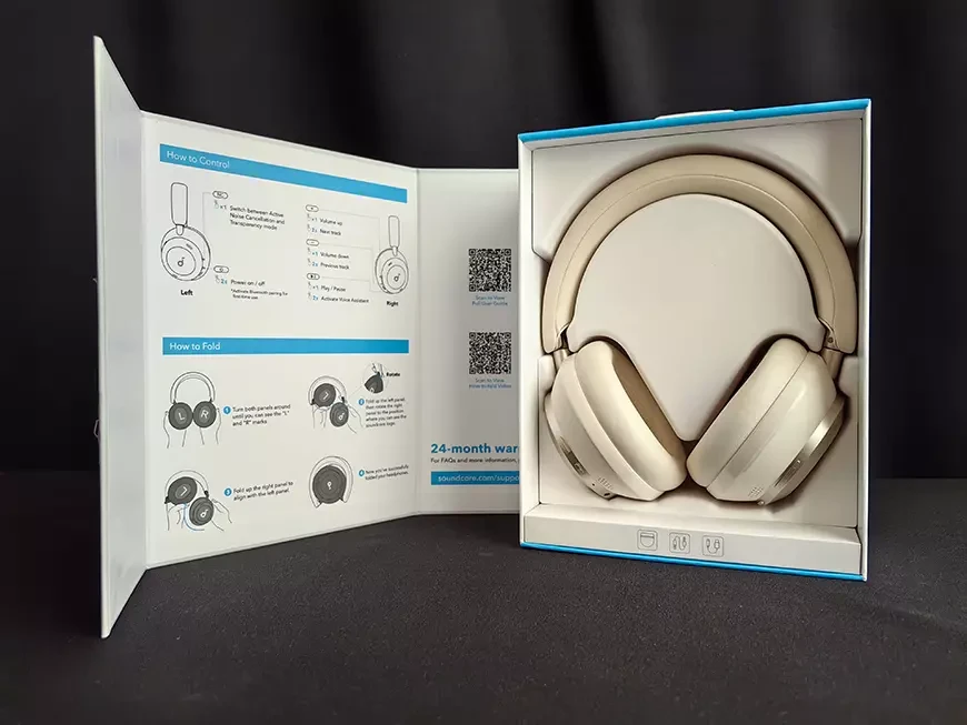 Стереофонические беспроводные наушники soundcore Space One Pro