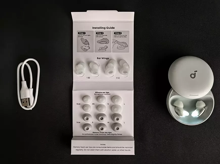 Стереофонические беспроводные наушники soundcore Sleep A30