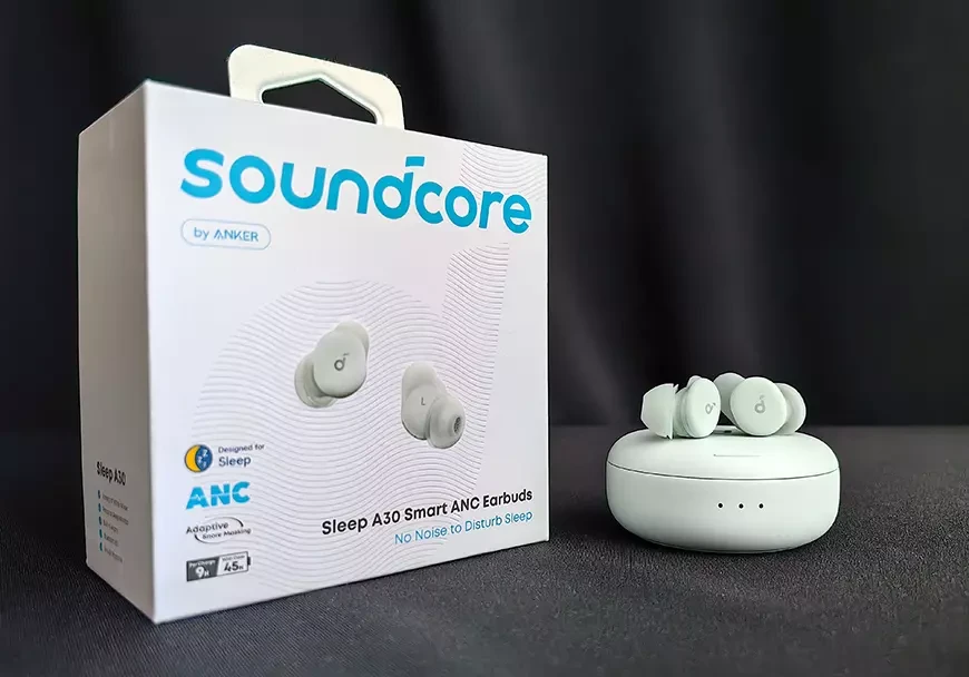 Стереофонические беспроводные наушники soundcore Sleep A30