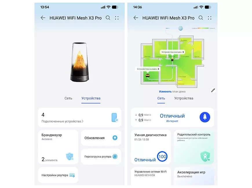 Wi-Fi 7 роутер HUAWEI WiFi Mesh X3 Pro