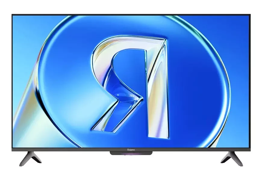 8. Яндекс ТВ Станция Бейсик QLED с Алисой 55