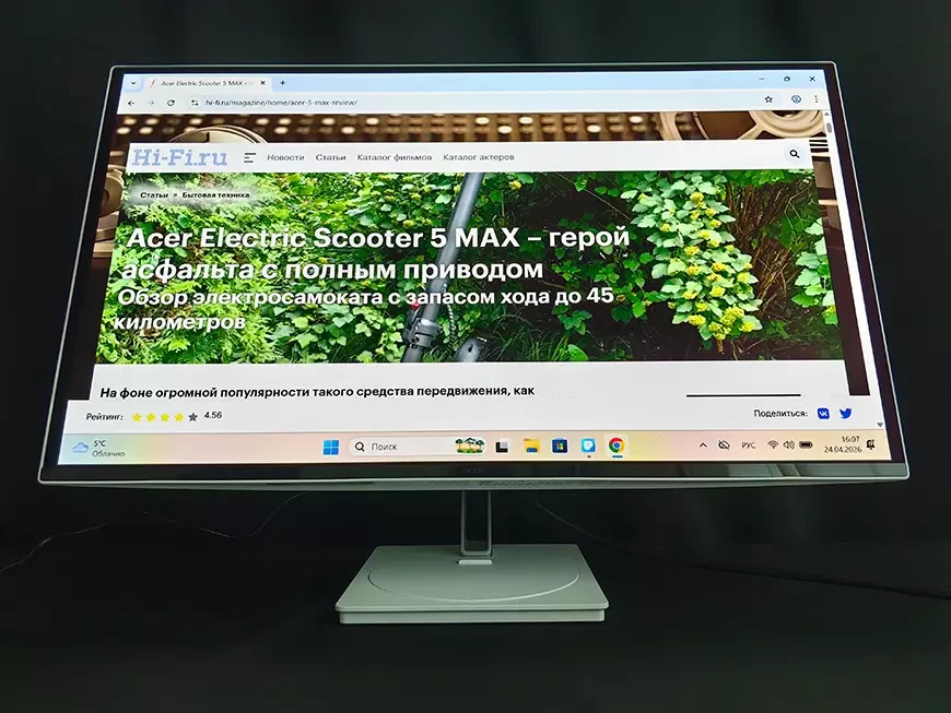 QD-OLED монитор Acer CE270U X