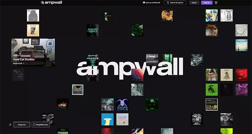 Ampwall – маркетплейс с физикой и мерчем