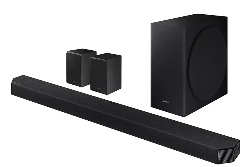 Саундбар с Dolby Atmos, беспроводным сабвуфером и тыловыми колонками