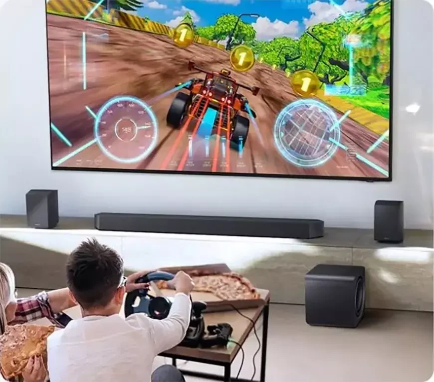 Комплект 7.1.4 со сквозным HDMI – для инсталляций с
игровой приставкой