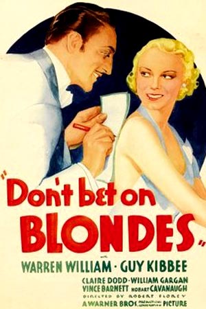 Не ставьте на блондинок (1935)