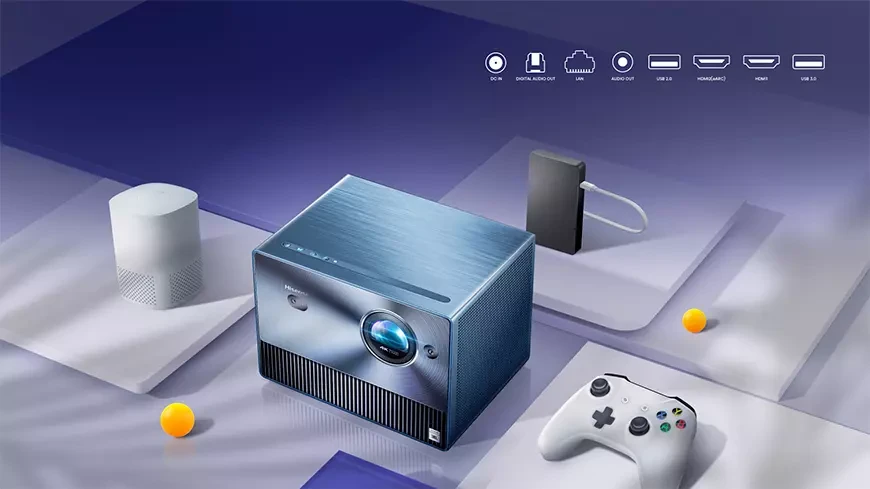 Лазерный  4K DLP-видеопроектор Hisense Laser Mini Projector C1