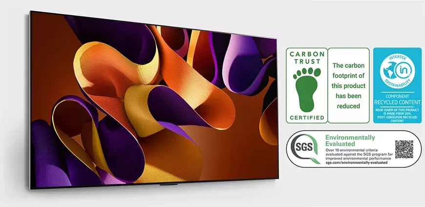 Телевизоры LG OLED evo четвёртый год подряд получают экологическую сертификацию