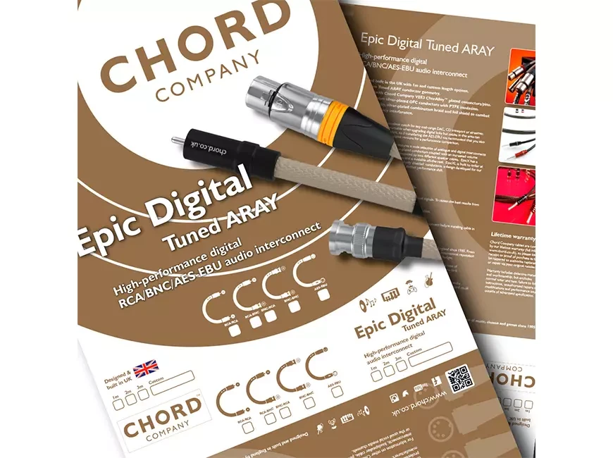 Цифровой коаксиальный кабель Epic Digital Tuned ARAY от Chord Company
