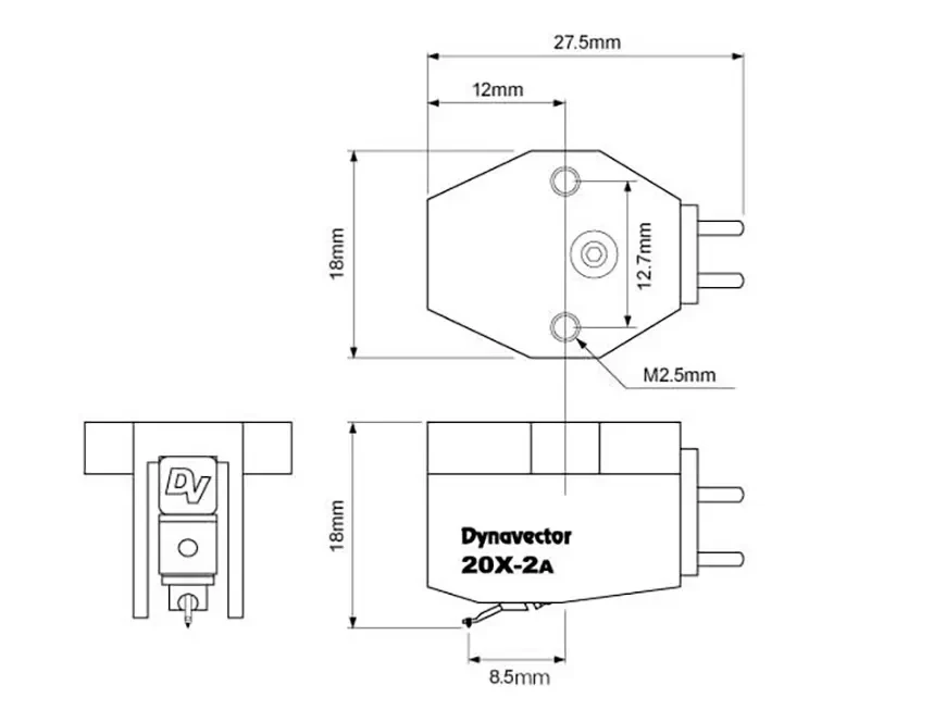 Головка звукоснимателя с подвижной катушкой Dynavector DV20X2A