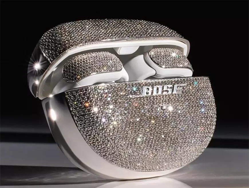 Наушники Bose Ultra Open, инкрустированные настоящими бриллиантами