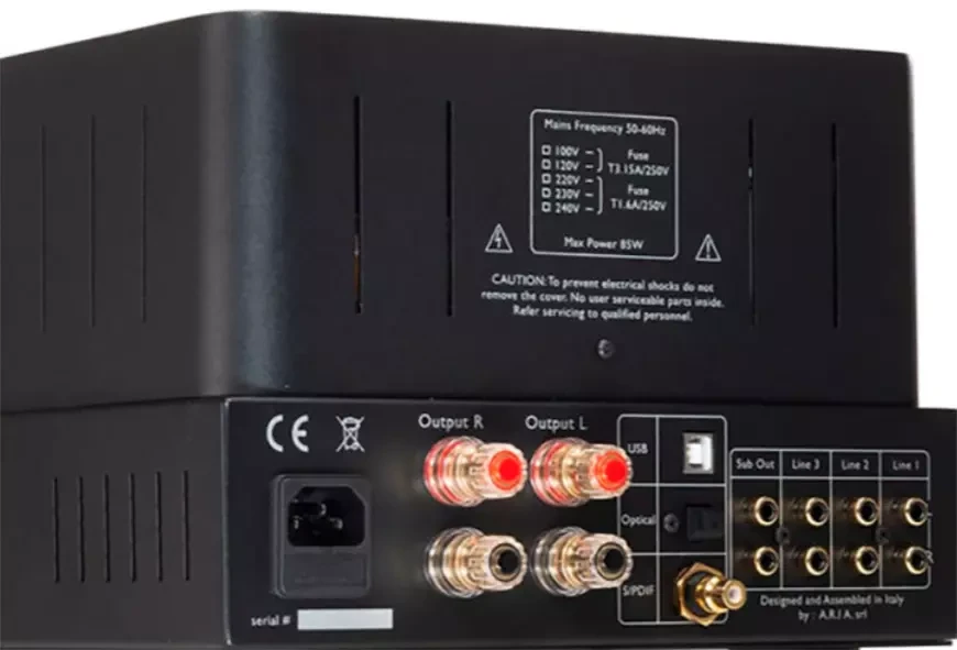 Интегральный ламповый усилитель Unison Research Simply Italy Black Edition