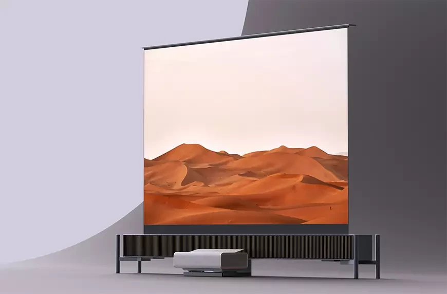 XGIMI Ascend – ALR-экран со звуковой панелью для UST-проекторов