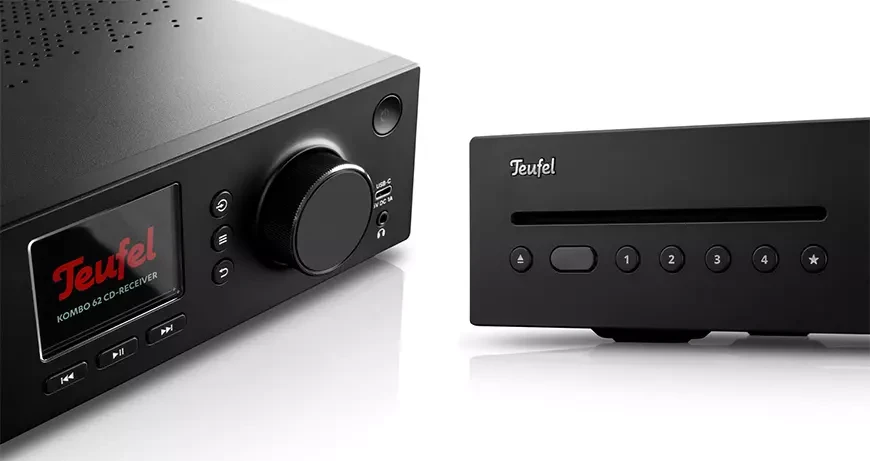 Teufel Kombo 62 – 2.1-канальный CD-ресивер с сетевыми функциями