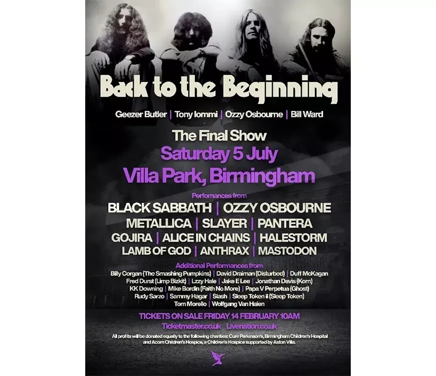 Афиша шоу Back To The Beginning