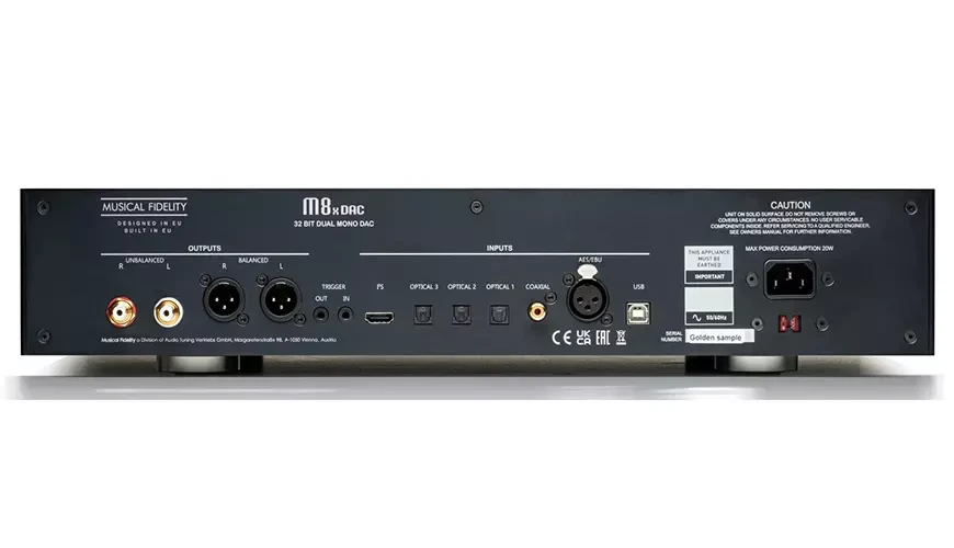 Внешний ЦАП с усилителем для наушников Musical Fidelity M8x