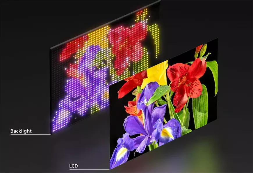 Sony представила технологию подсветки RGB LED высокой плотности