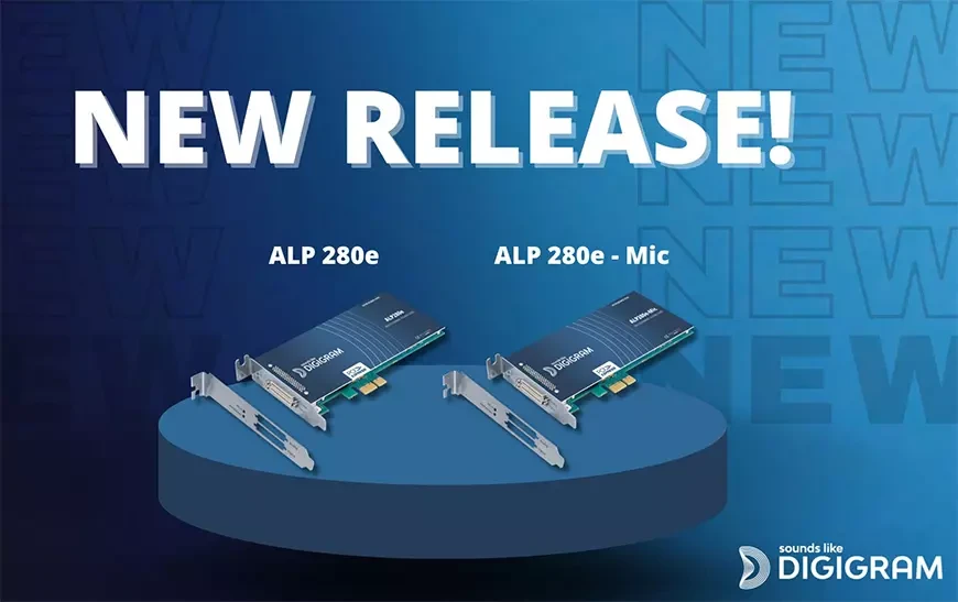 Digigram расширяет серию аудиокарт ALP-X двумя новыми моделями