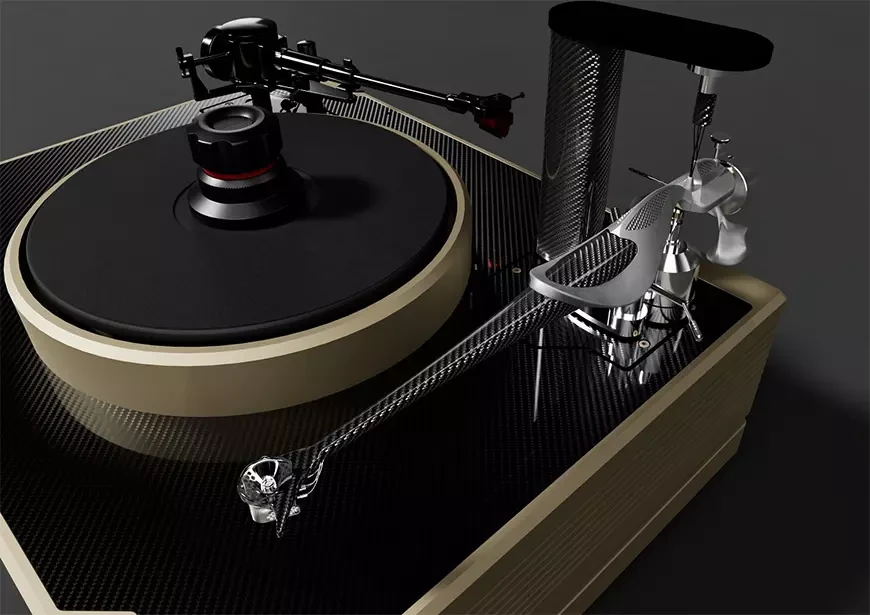 Тонарм для проигрывателя виниловых пластинок Wilson Benesch Graviton Ti