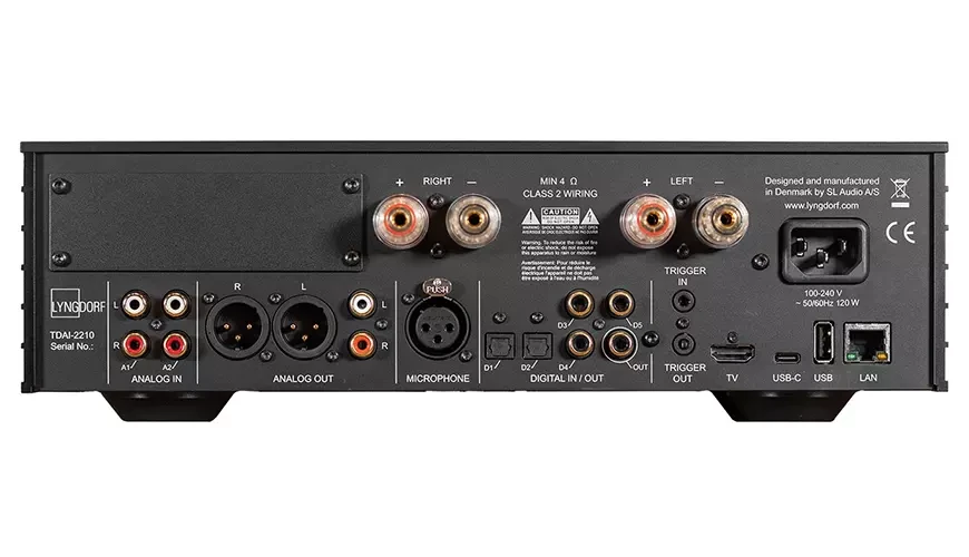 Сетевой интегральный усилитель Lyngdorf TDAI-2210
