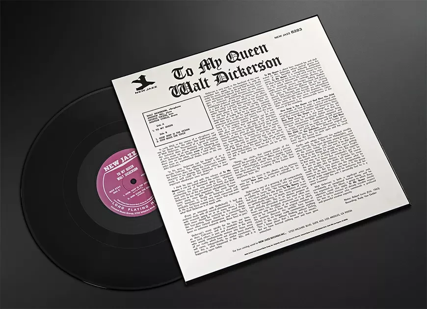 Альбом «To My Queen» Уолта Дикерсона переиздан в моно с аналоговых мастер-лент