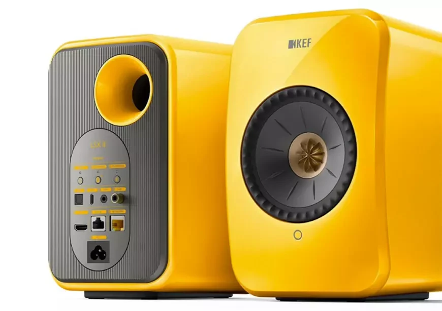 Беспроводные акустические системы KEF LSX II в эксклюзивной отделке Limited Edition Solaris Yellow