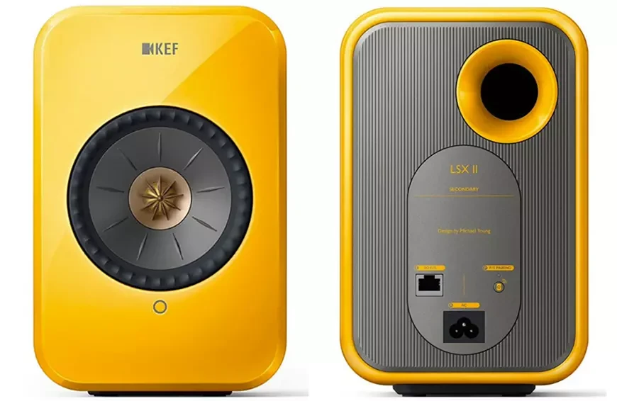 Беспроводные акустические системы KEF LSX II в эксклюзивной отделке Limited Edition Solaris Yellow