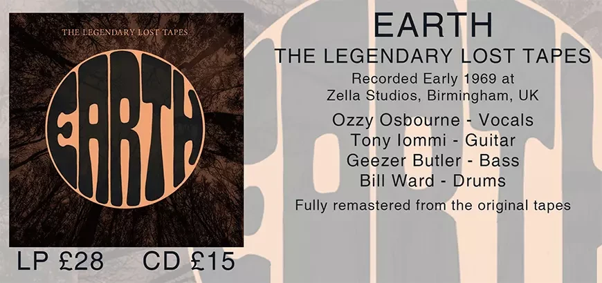 Ранние записи Black Sabbath в составе Earth выйдут в серии The Legendary Lost Tapes