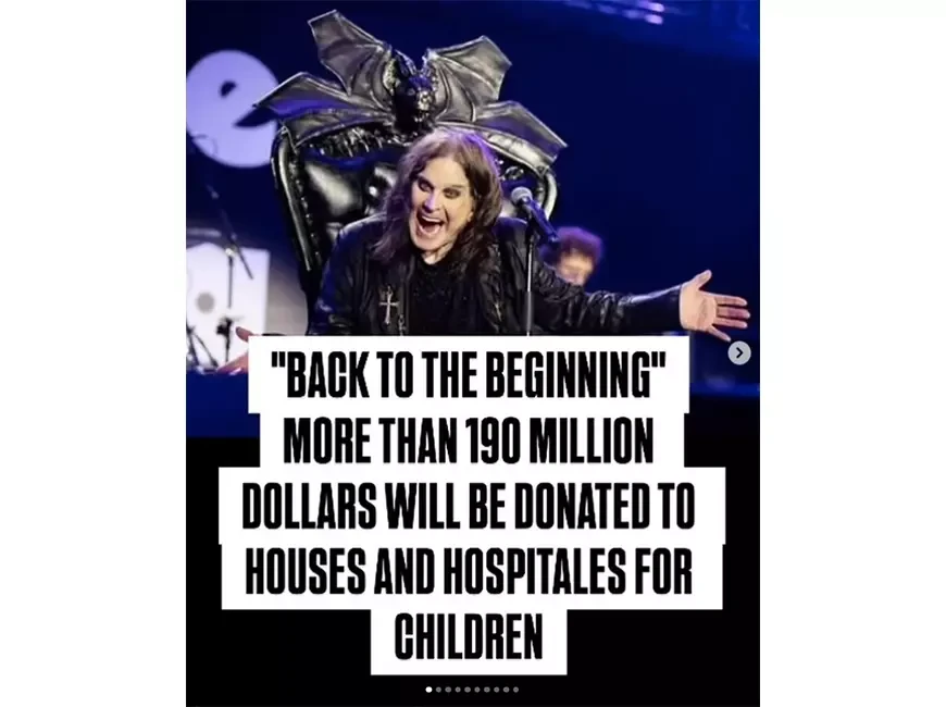 Шоу Black Sabbath «Back To The Beginning» может принести миллионы на благотворительность