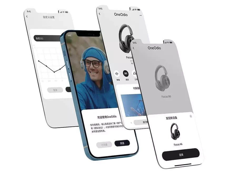 Полноразмерные беспроводные наушники OneOdio Focus A6