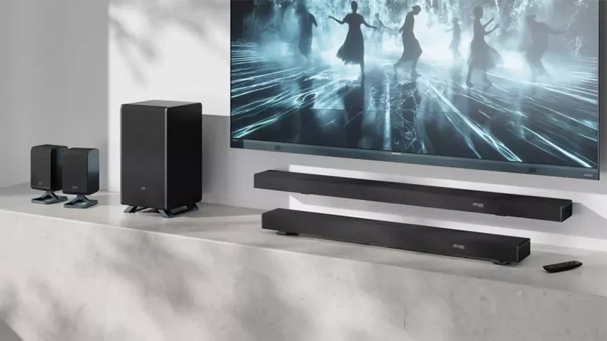 Система домашнего кинотеатра Sharp Q HT-SBW55121 & HT-SPR52021