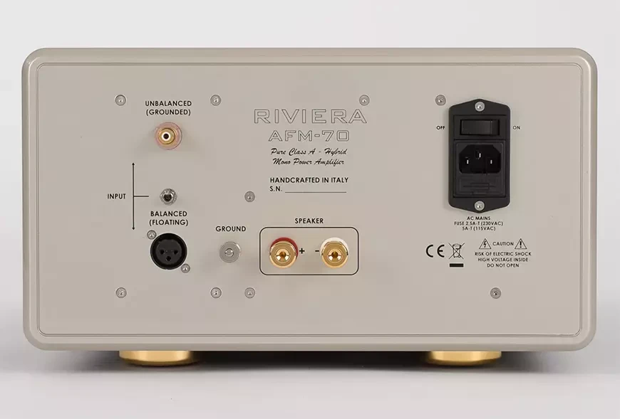 Монофонический гибридный усилитель мощности Riviera Audio AFM70