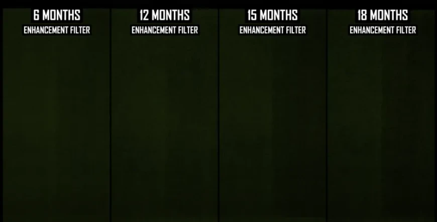 Изображение матрицы с усиливающим графическим фильтром