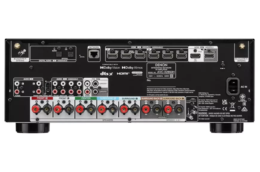 Многоканальный AV-ресивер для домашнего кинотеатра Denon AVC-X2850H