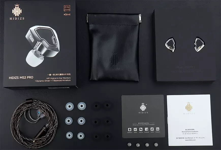 Гибридные внутриканальные наушники Hidizs MS2 Pro