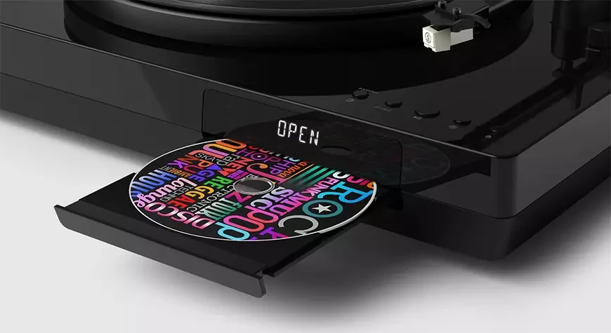 Проигрыватель виниловых пластинок со встроенным CD-плеером Philips Fidelio FT1