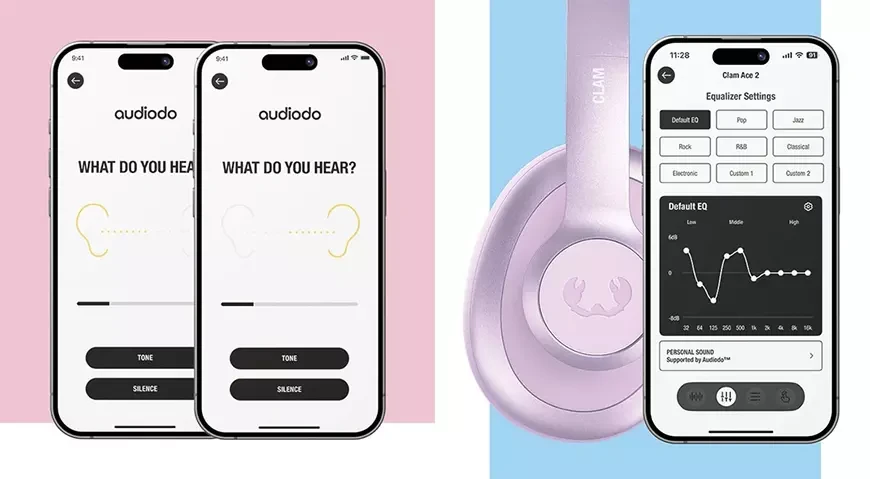 Fresh 'n Rebel Clam Ace 2 – беспроводные наушники с функцией Audiodo Personal Sound