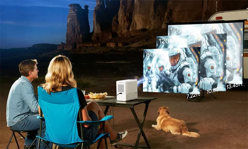 Компактный смарт-проектор Aurzen D1R Cube