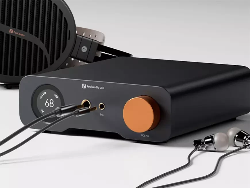 Настольный ЦАП с усилителем для наушников и предусилителем Fosi Audio ZH3