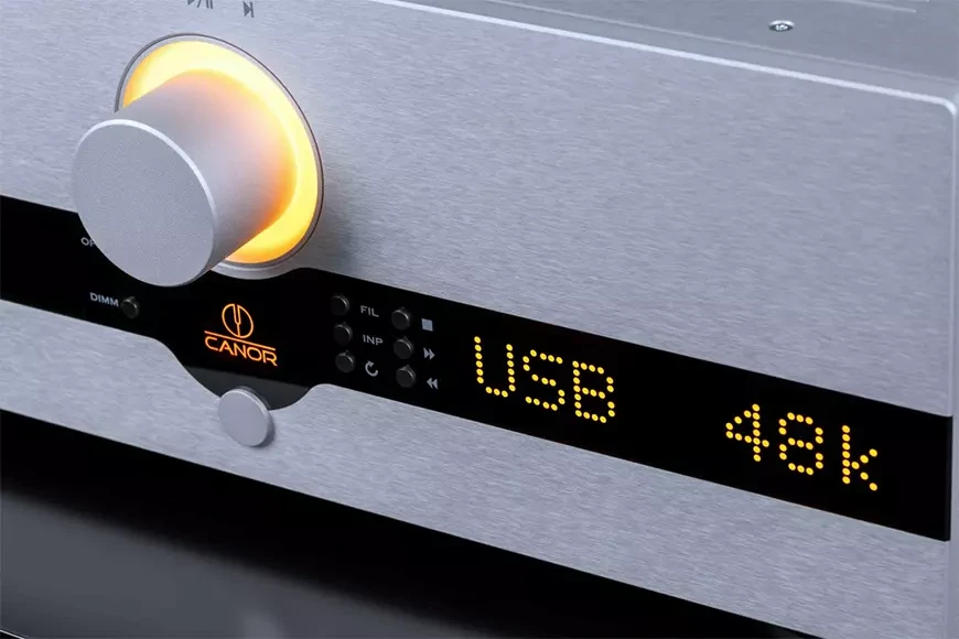 Внешний ЦАП с CD-транспортом и ламповым выходным каскадом Canor Audio Gaia C2