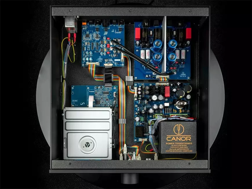 Внешний ЦАП с CD-транспортом и ламповым выходным каскадом Canor Audio Gaia C2