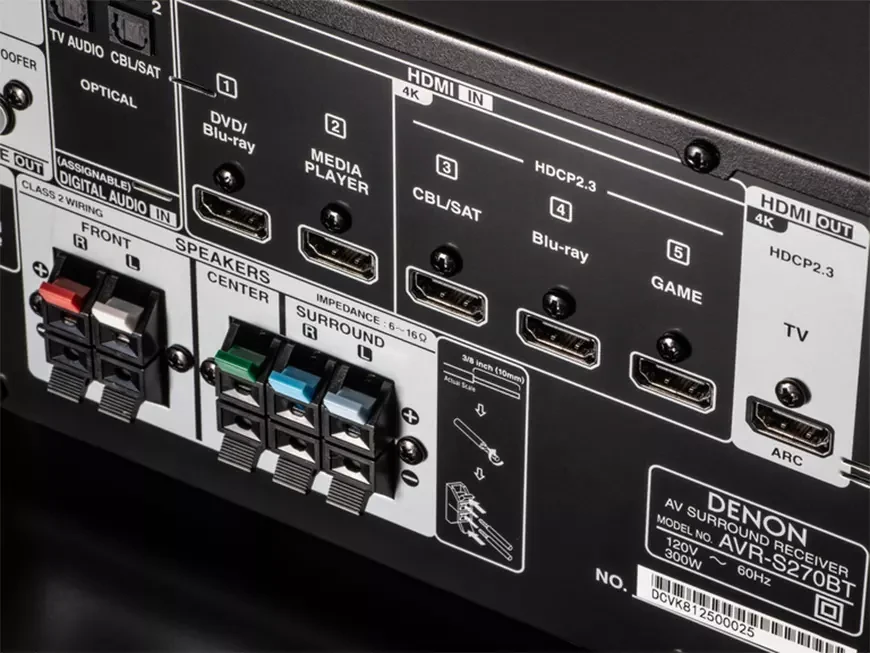 AV-ресивер Denon AVR-S270BT