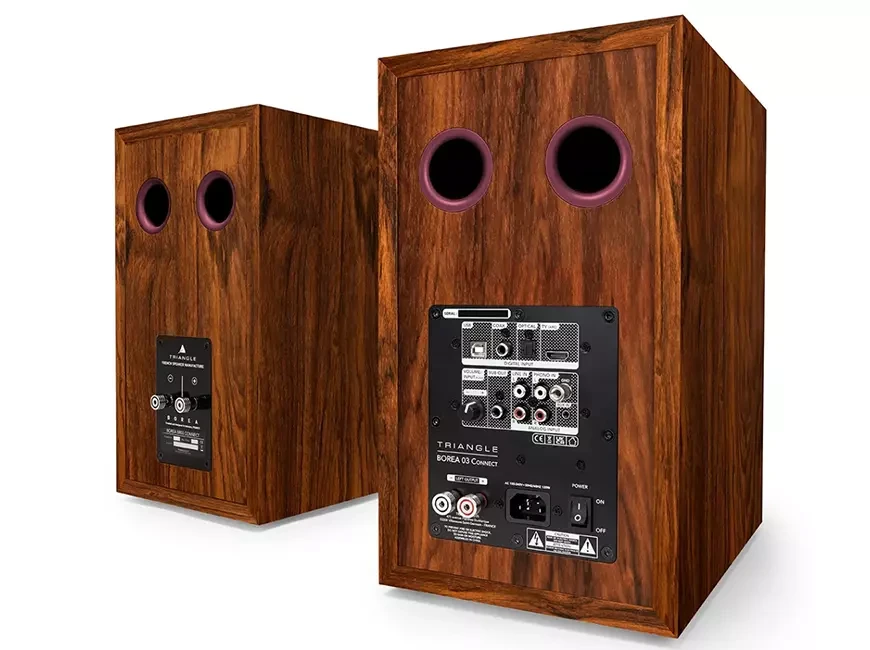 Беспроводные колонки Triangle Borea Connect в цвете Burgundy