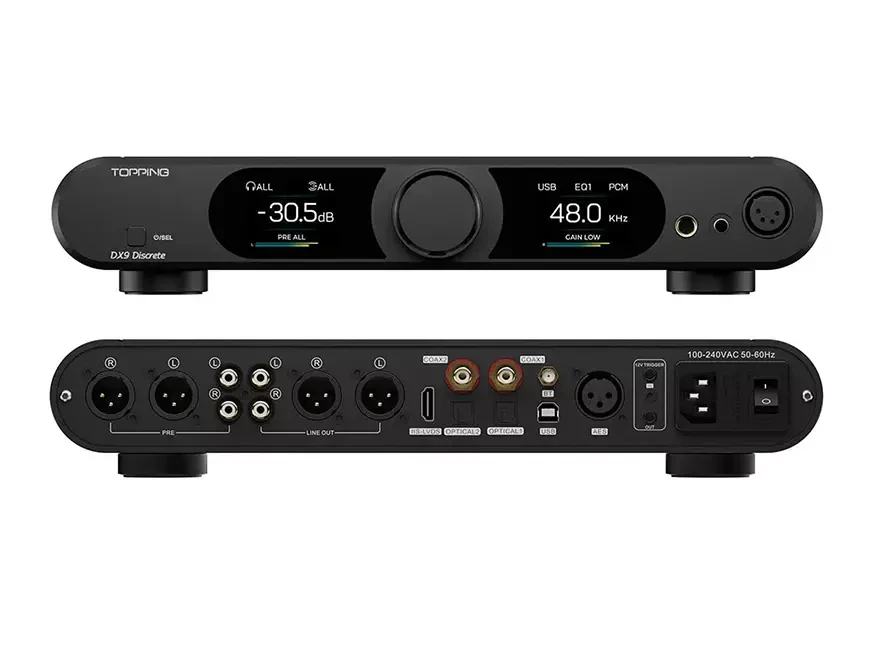 Настольный ЦАП с усилителем для наушников Topping DX9 Discrete