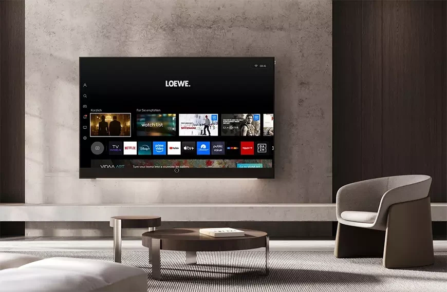 OLED-телевизоры Loewe Alu Black Stellar 77–83