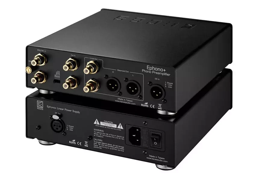 Универсальный фонокорректор KECES Ephono+ с внешним линейным блоком питания