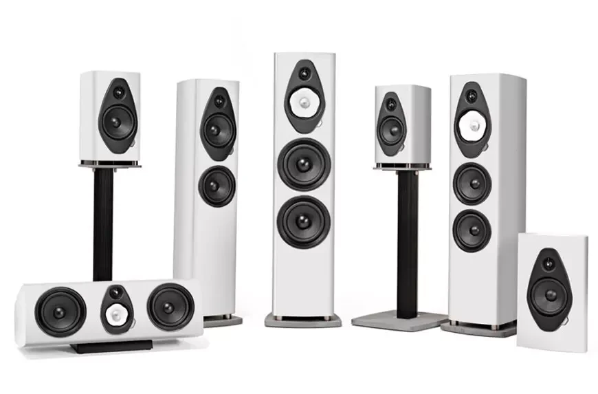 Акустические системы&nbsp;Sonus faber&nbsp;дизайнерской линейки&nbsp;Sonetto White Limited Edition