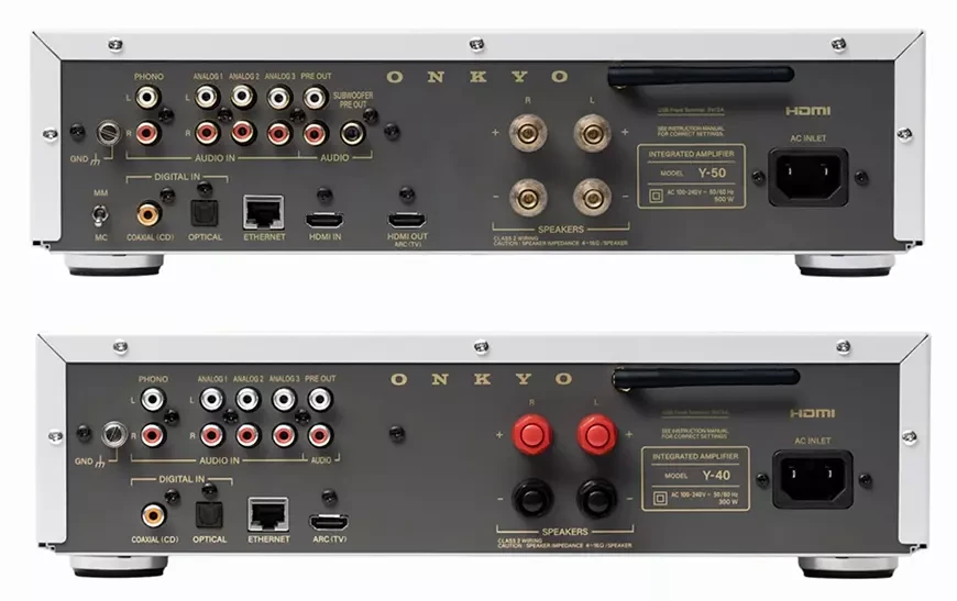 Сетевые усилители&nbsp;Onkyo Y-40&nbsp;и&nbsp;Y-50